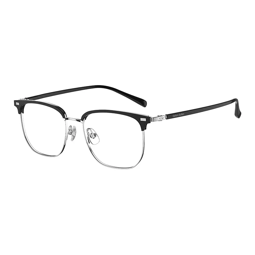 HELEN KELLER Нержавеющая сталь CATR90 Прямоугольные Оправы для очков Унисекс