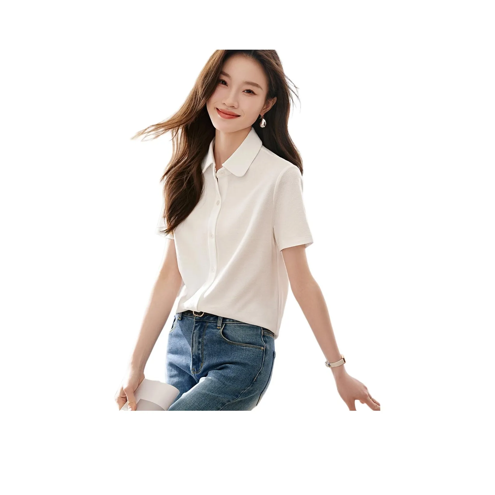 Mo Han Yi Mei Shirt Women's White