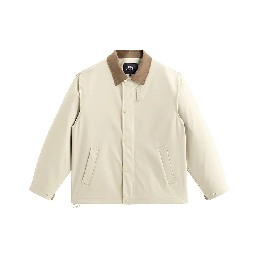 PEACEBIRD MEN Высокая эластичность Пэчворк Barn Style Куртка Мужская