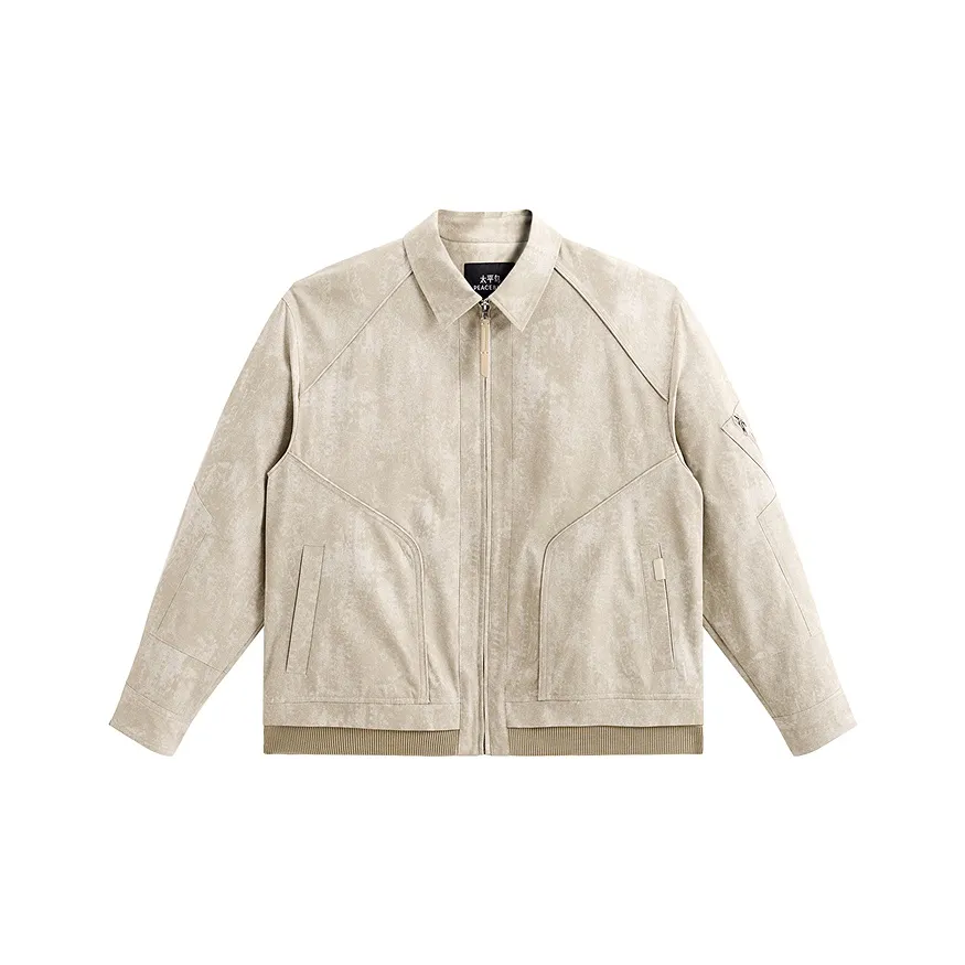 PEACEBIRD MEN Модный Tie Dye Свободный крой Жакеты с отворотом Мужской