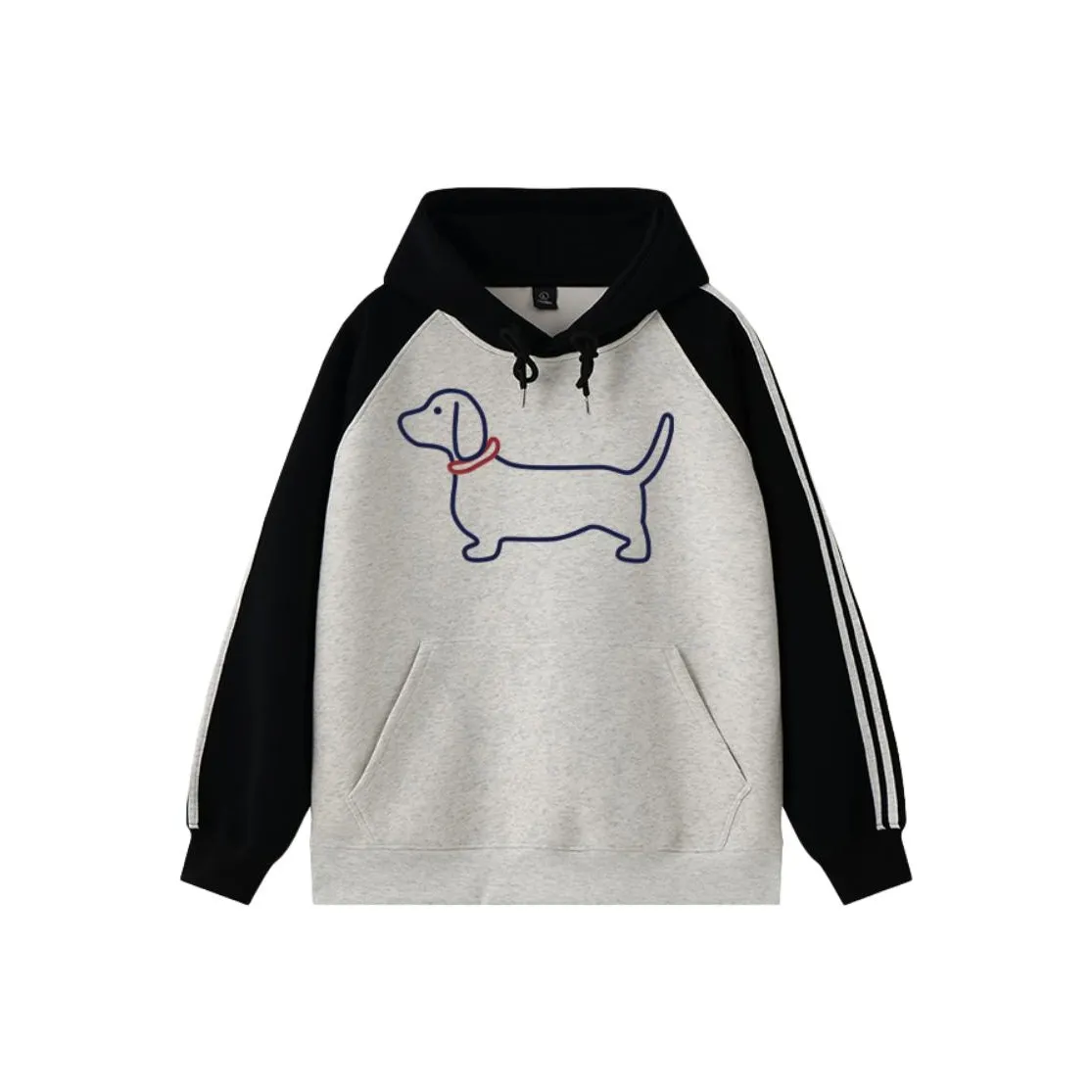 SINKACME Черный и Светло-Серый [Высококачественная серия] Мужские Свитшоты