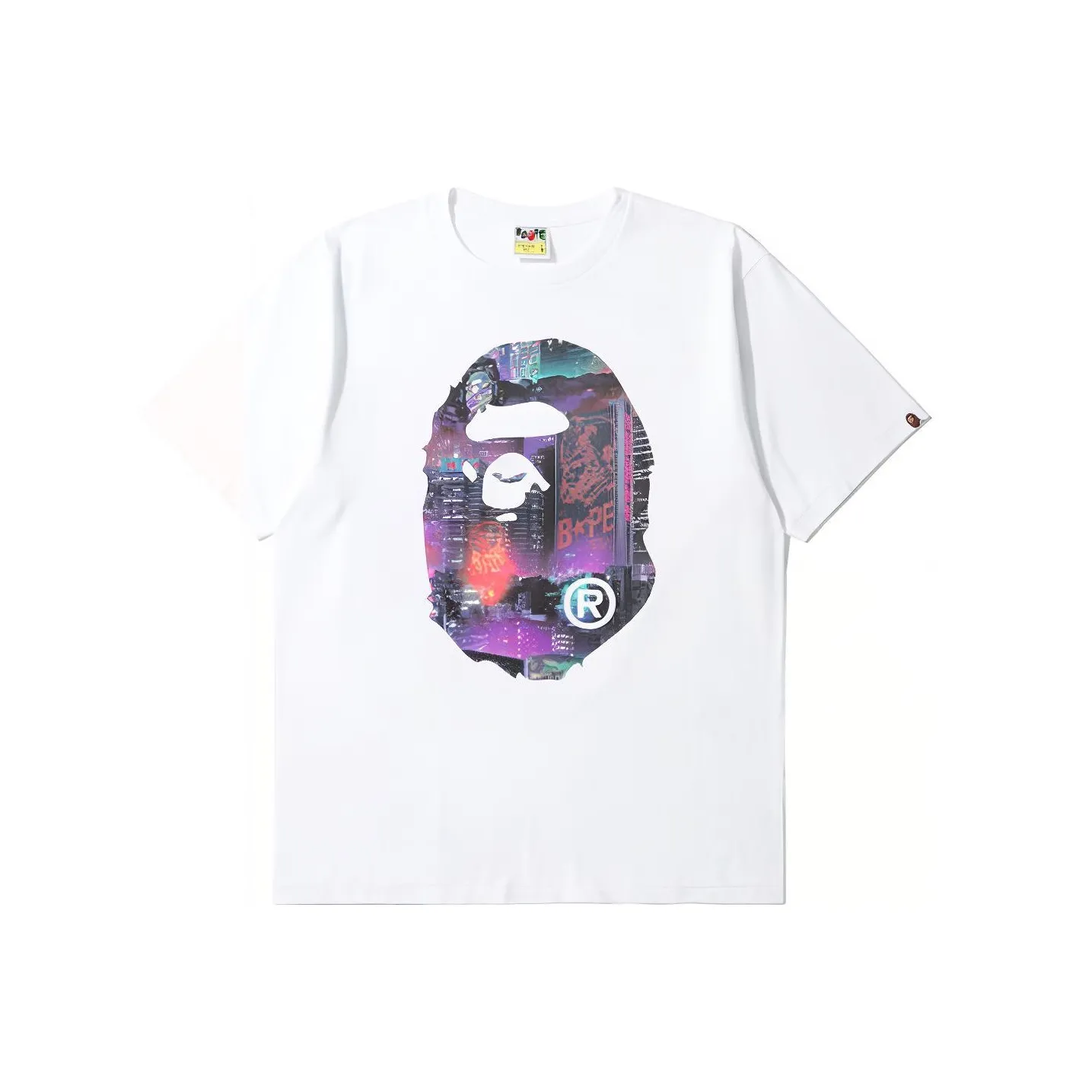 A BATHING APE Голова Series T Рубашка Унисекс