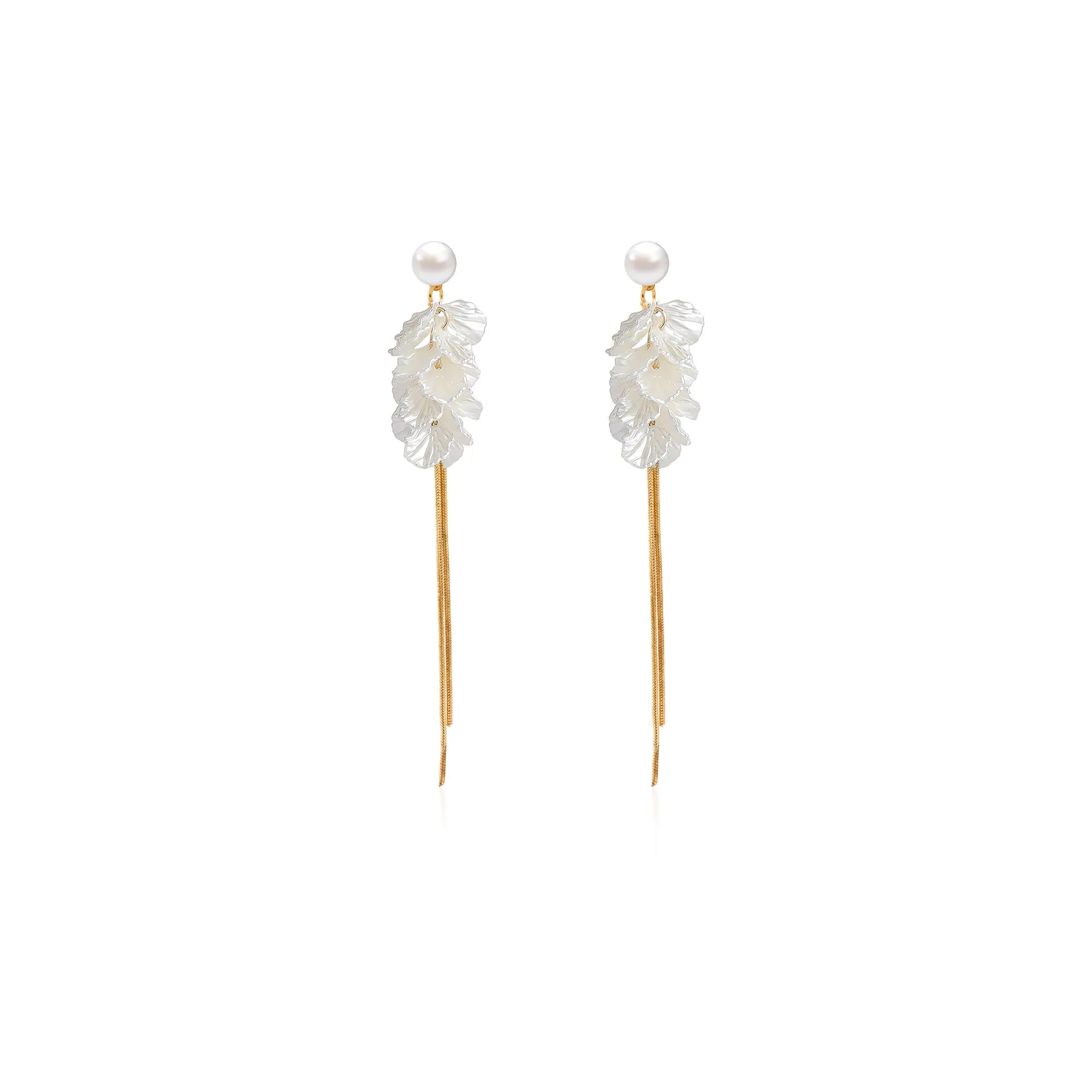 ZANC Alloy Artificial Pearl Earrings Women's