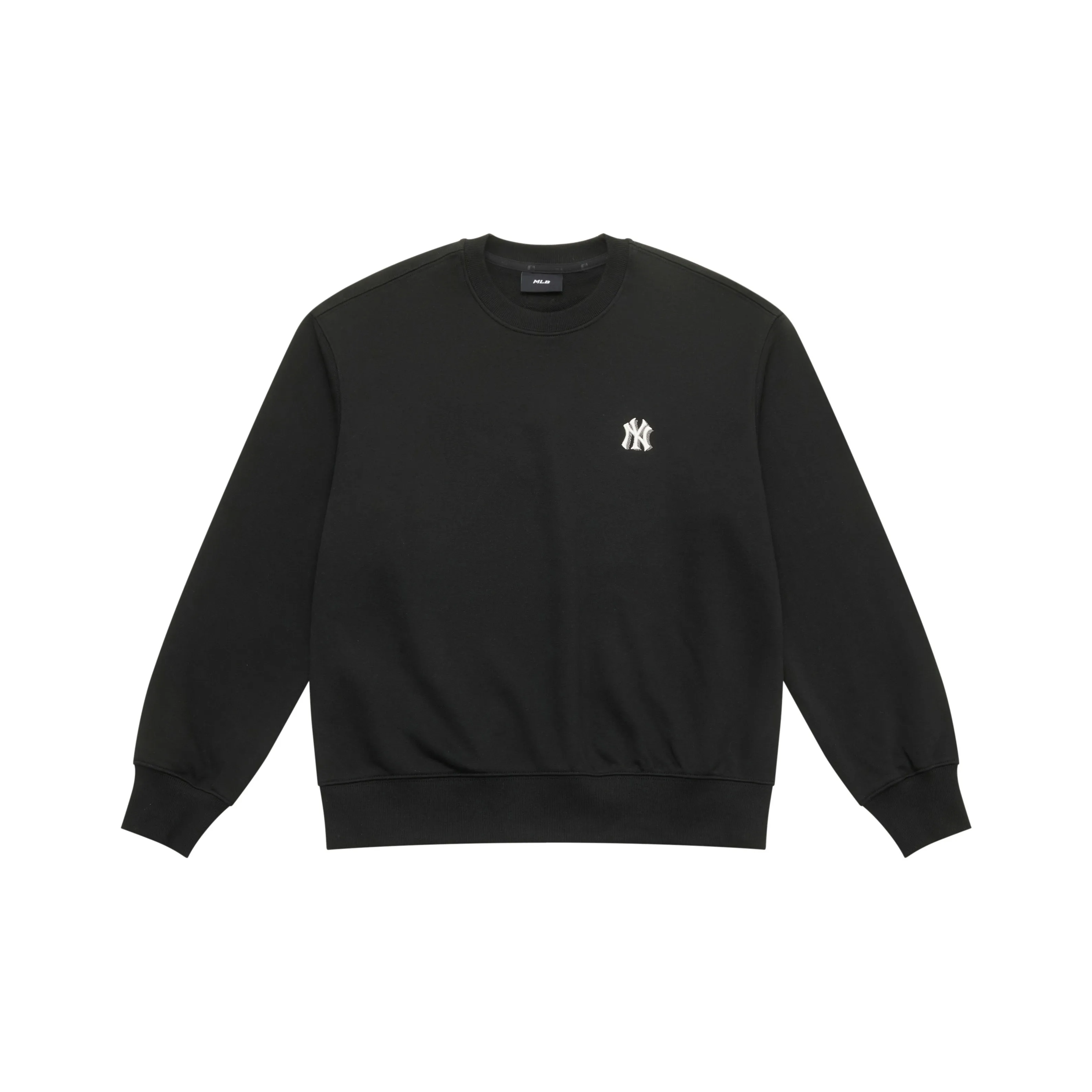 Mlb Base Logo New York Yankees Basic Collection 25FW Толстовка Унисекс Стандартный Черный