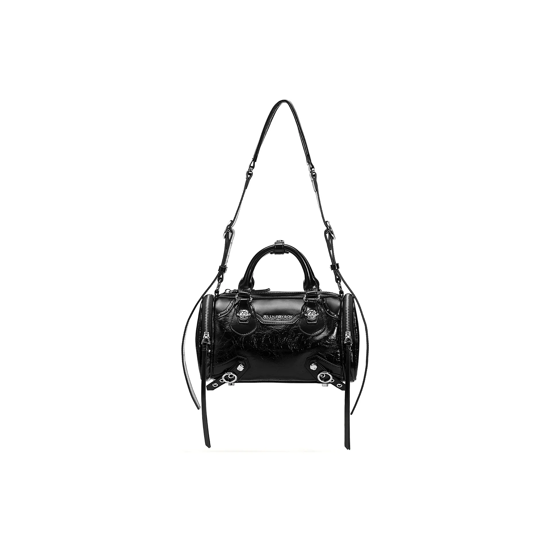 JELLYTOYBOY Синтетическая кожа Планета Бостон Сумка Одно плечо Через плечо Портативная Сумка Обычная Женская Черная