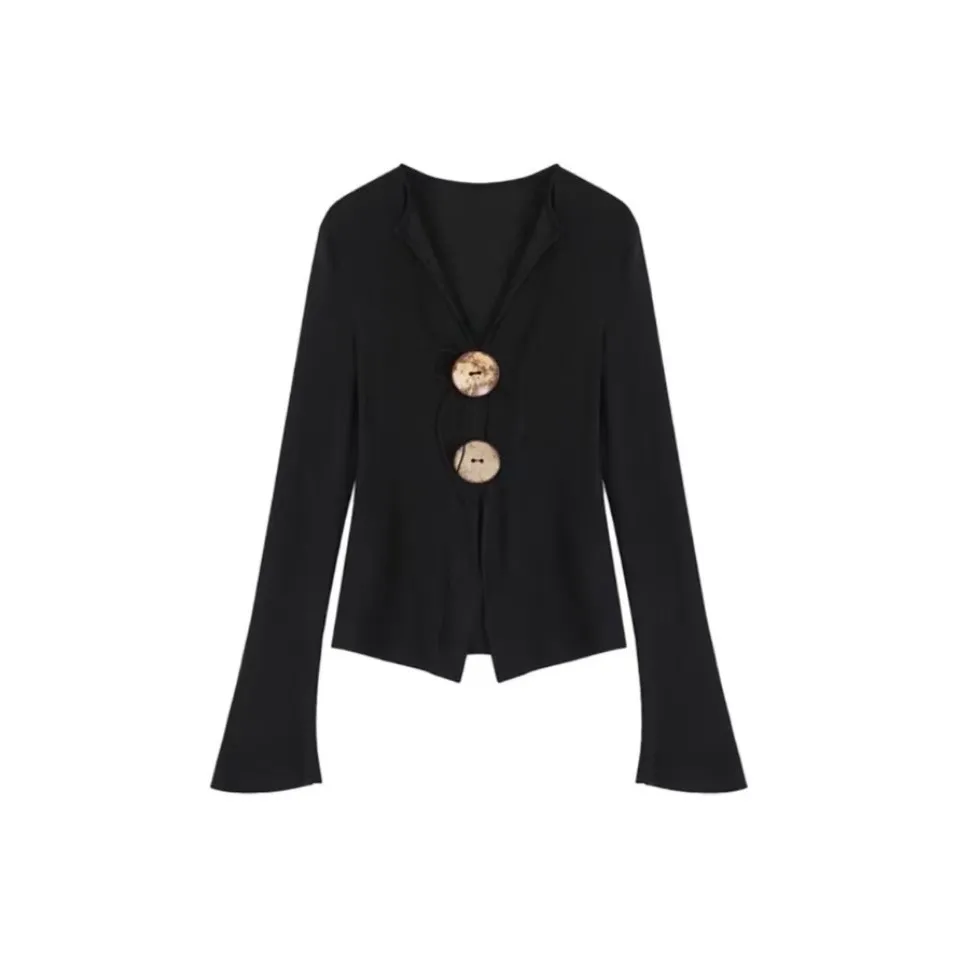 EMDPN Черный Женский Трикотаж