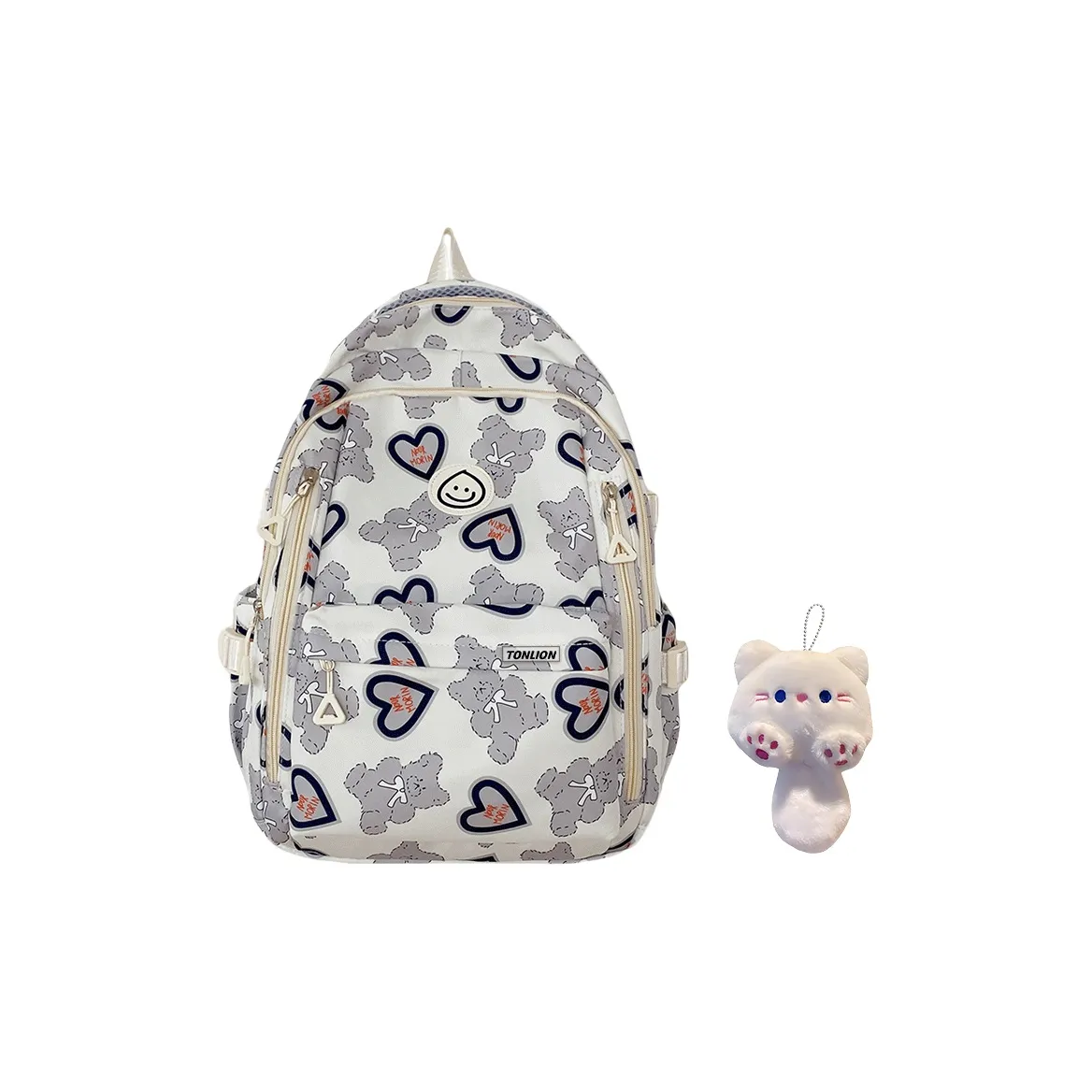 Tonlion Ткань Сумка Большая Унисекс Белая