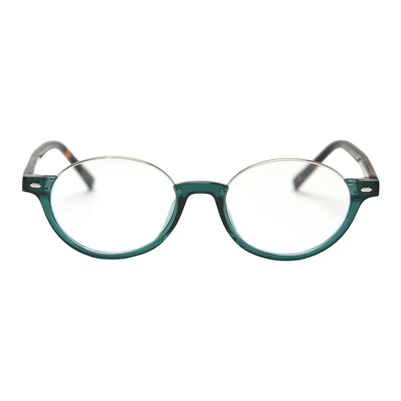 AAJF TR Memorial Plastic Metal Oval Eyeglass Frames Unisex AAJF TR Памятный пластик Металл Овал Оправы для очков Унисекс