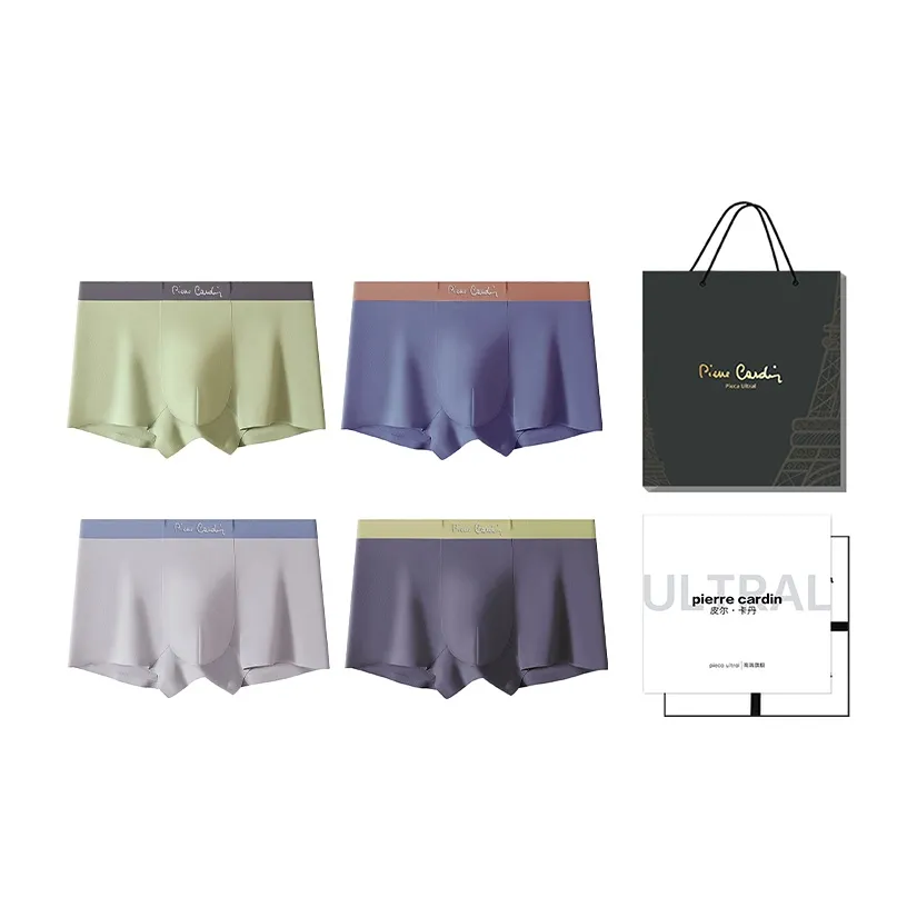 PIERRE CARDIN Хлопок Трусы Мужские 4 Пачки Подарочный Набор Коробка