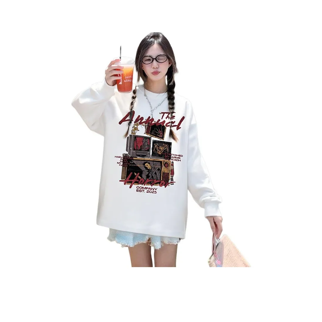 BEAR UNION Drop Shoulder Sleeve T Shirt Unisex