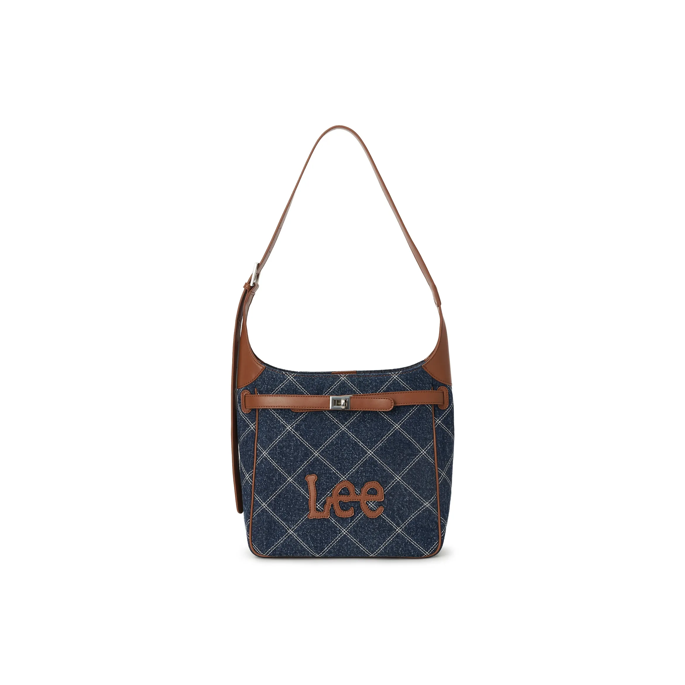 Lee ПУ (полиуретан) Текстильная смесь Сумка через плечо Сумка на одно плечо Женская Темно-синий Коричневый Светло-синий Белый