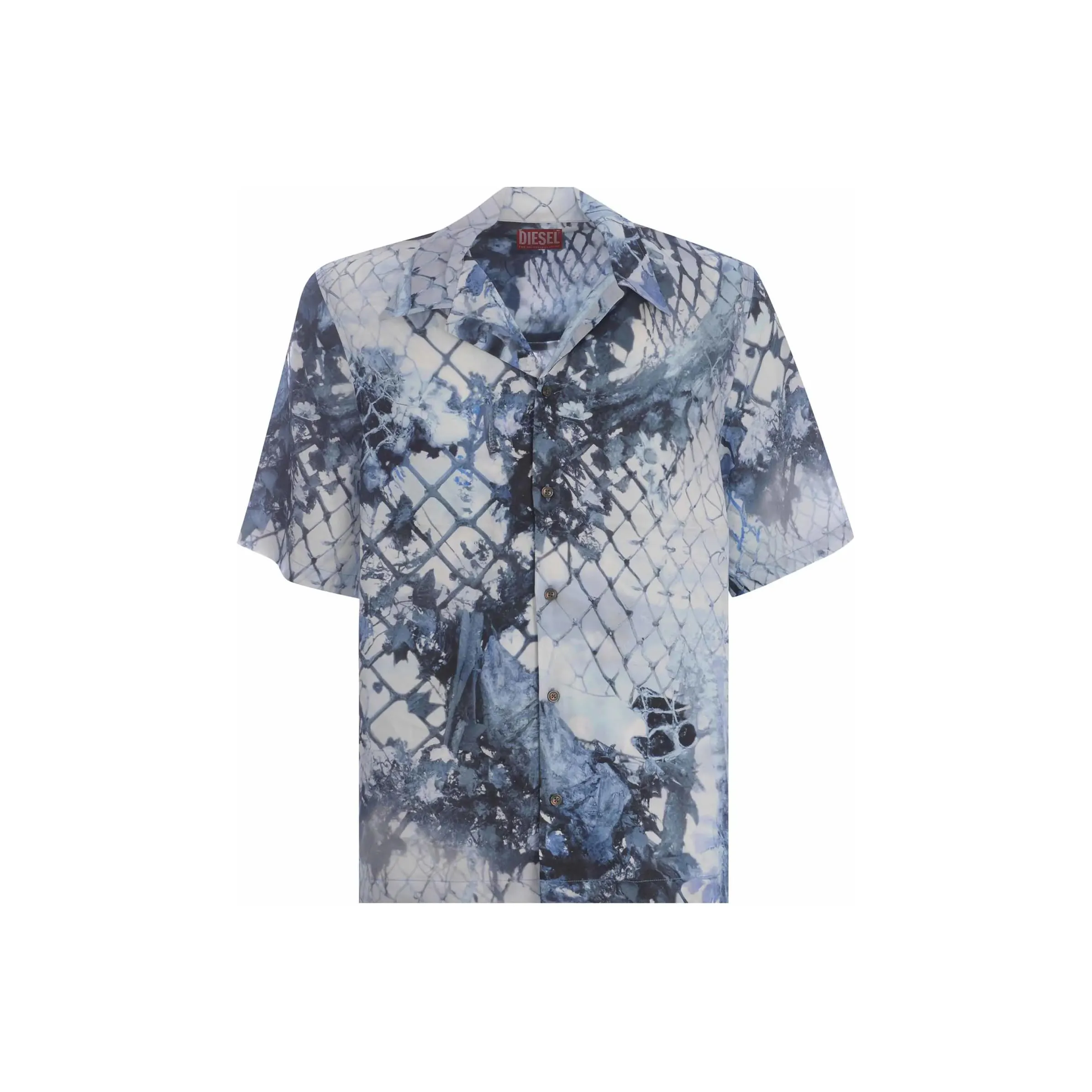 DIESEL Graphic print Camp collar Shirt