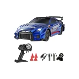 블루 War God-GTR 4WD 드리프트 카 [스케일 스피드 컨트롤 스로틀] 업그레이드 듀얼 전기