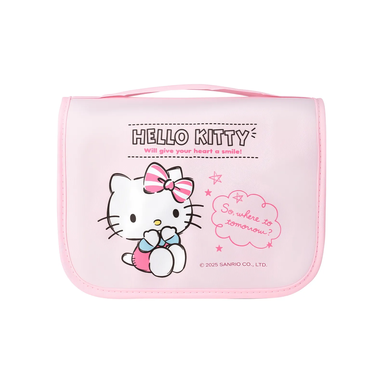 Sanrio Twill Travel Storage Bag Women's Pink