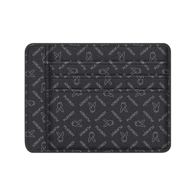 PLAYBOY Коллаборация PVC Картхолдер Мужской Черный