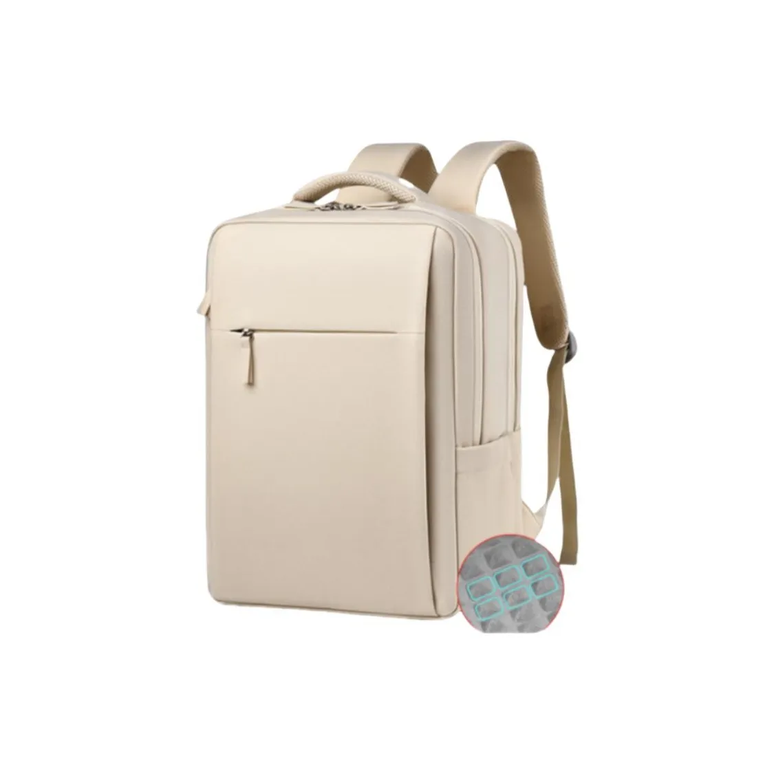 QINNXER Полиэстер Рюкзак Унисекс Оливковый Серый Ночной Черный Темный Серый Пыльный Розовый Экрю Сапфировый Синий