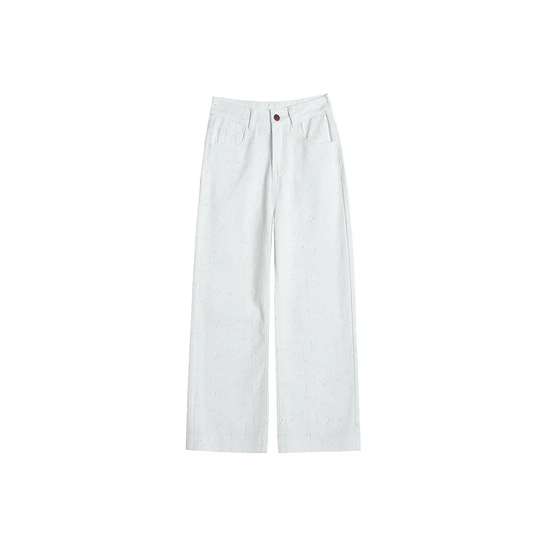 Garbege Звездно-белый Ankle Длина Женские Джинсы