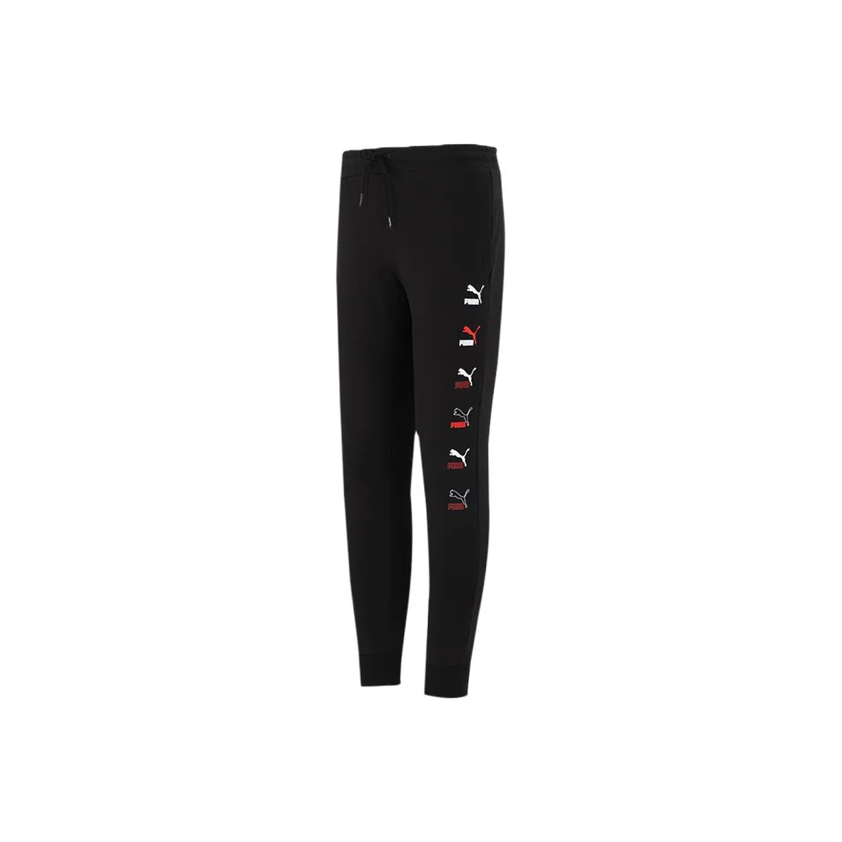 PUMA CLASSICS GRAPHICS Knitted Sweatpants Men's Black