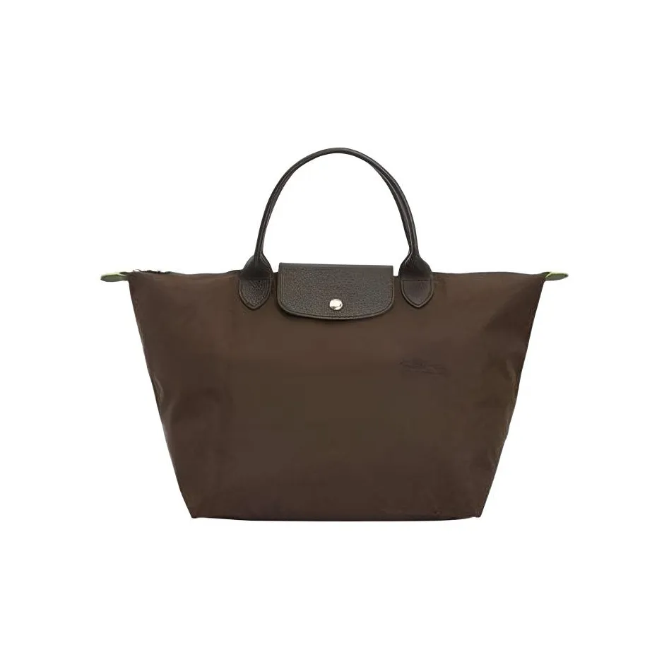LONGCHAMP Le Pliage Green Полиамид Пельмени Сумка Средний Женский Мокко Коричневый