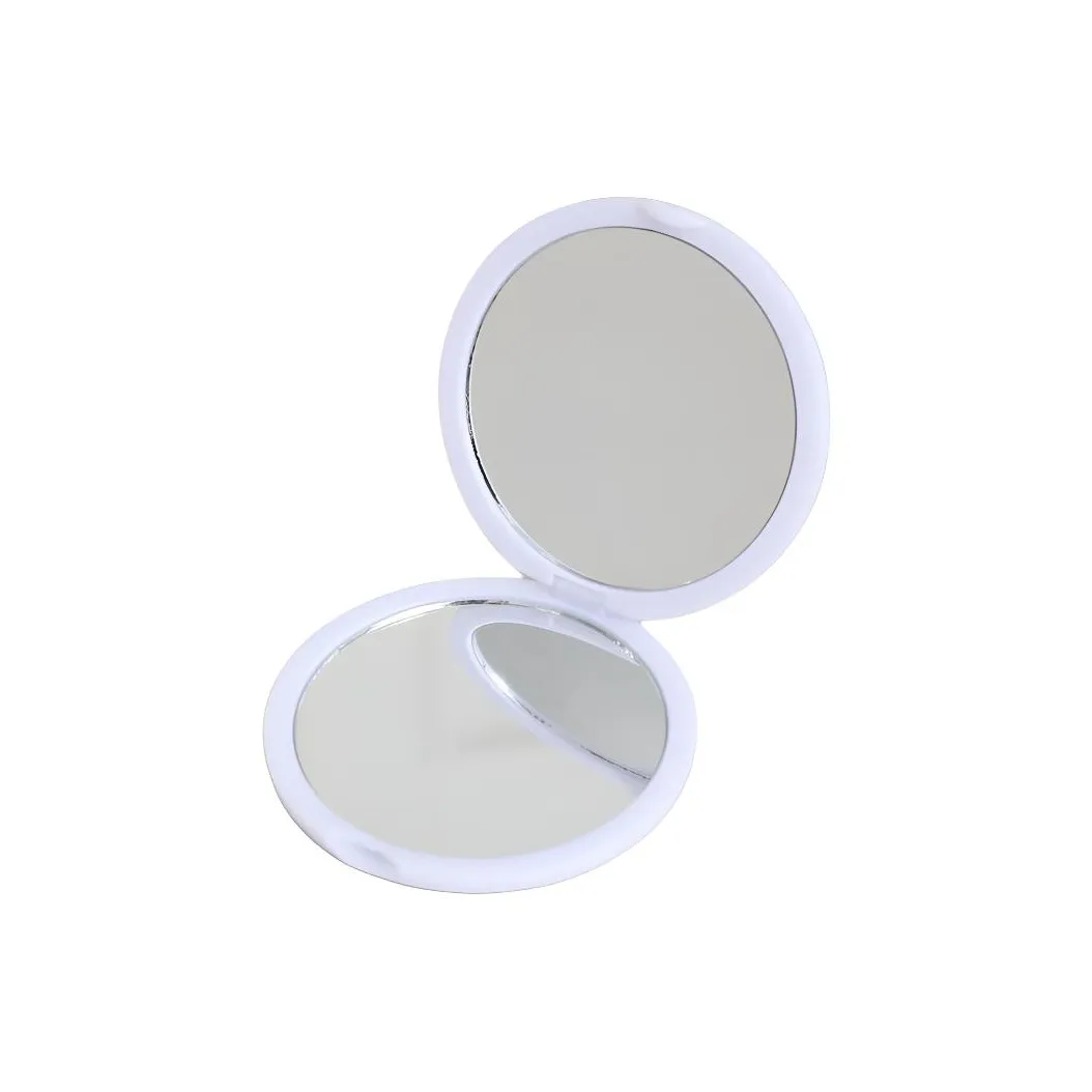 ECOHOME Карман Мини Маленький Зеркало для спальни Женское Двойное Слойное Маленькое Круглое Зеркало MAKE UP Зеркала Складное Зеркало