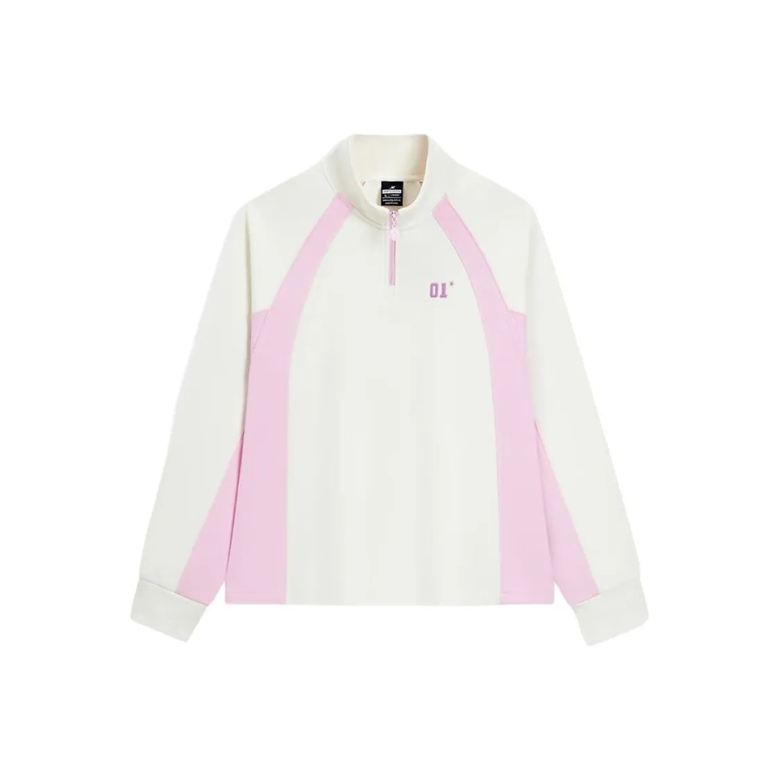 XTEP Rain Covered Белый/Снег Fox Розовый Женские Свитшоты