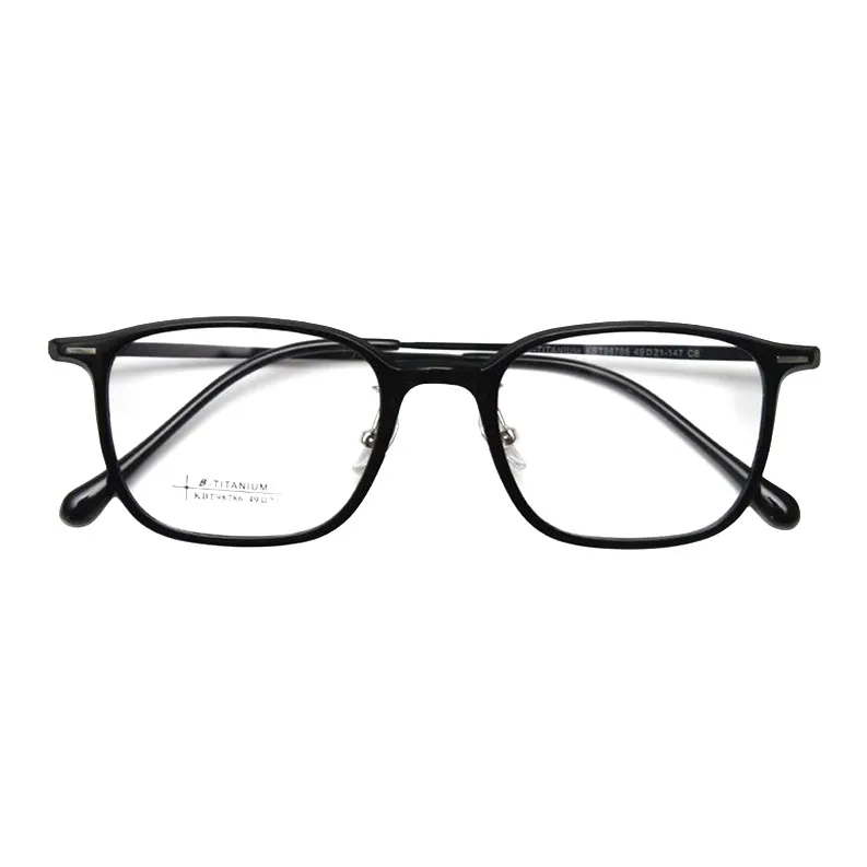 AAJF Semi Титан Квадратные Оправы для очков Унисекс