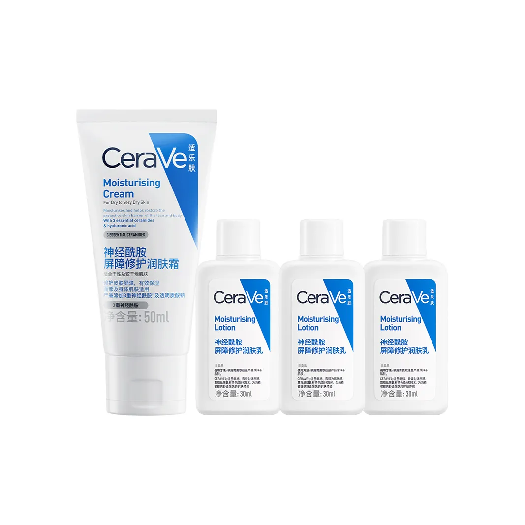 CeraVe Ceramide Barrier Центральная часть Уход для тела Путешествие Наборы 50 мл + 30 мл * 2 30 мл * 3