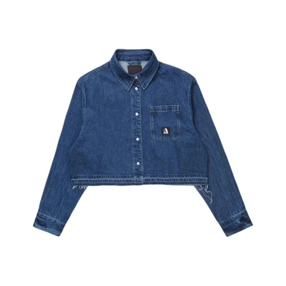 ABLE JEANS Рабочая синяя женская рубашка