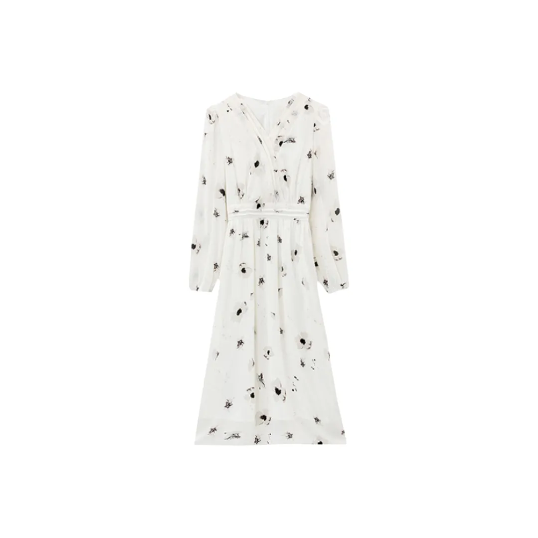 JOSR Длинное платье с длинными рукавами женское