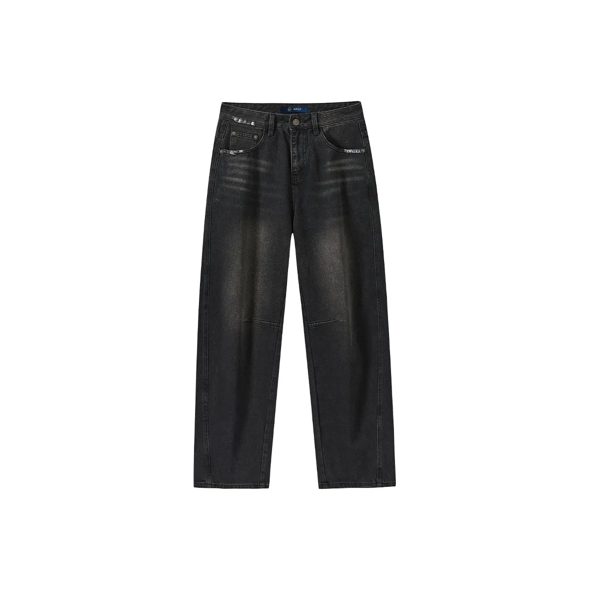 HALEBOSS Мужские черные джинсы