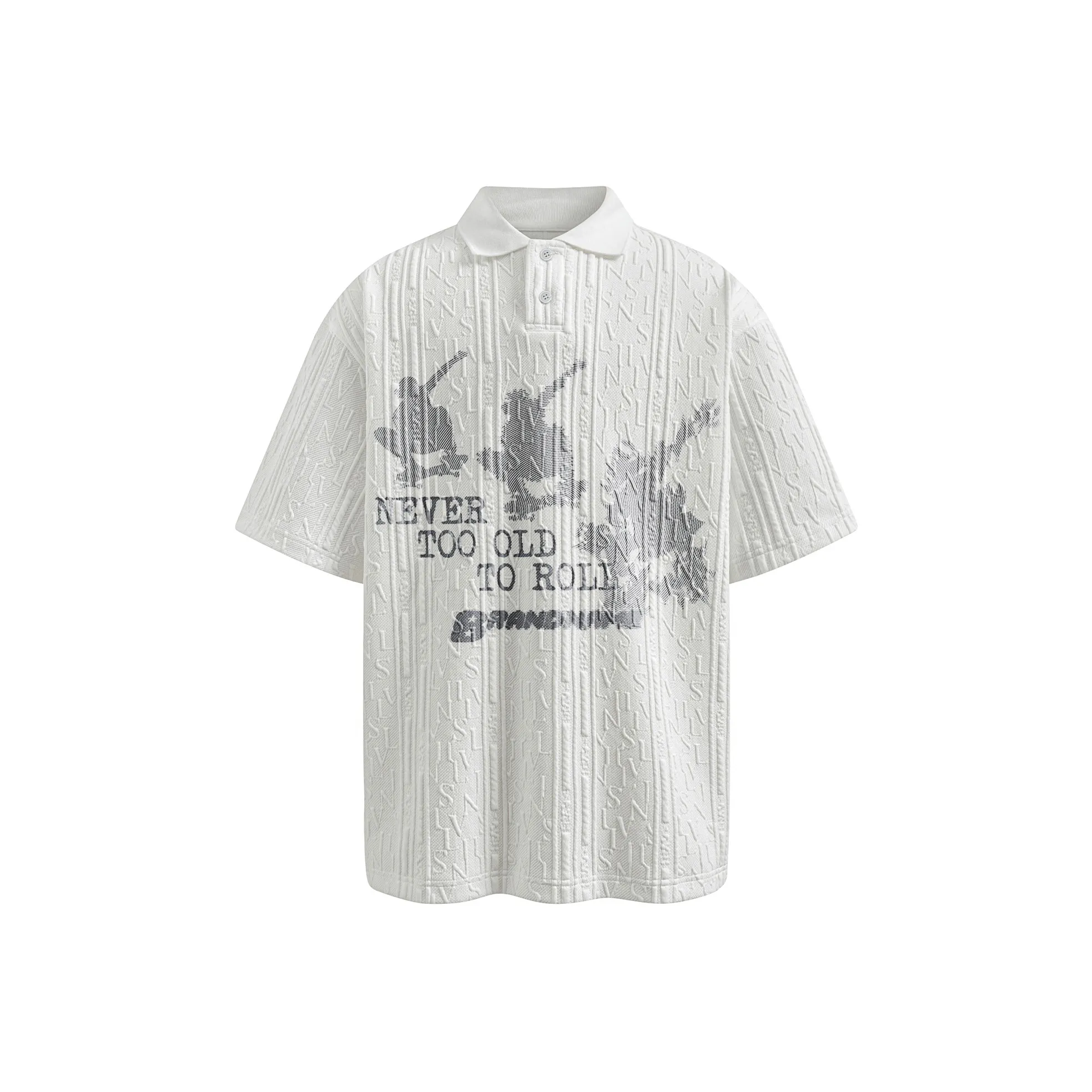 BEAR UNION Поло Унисекс Белый