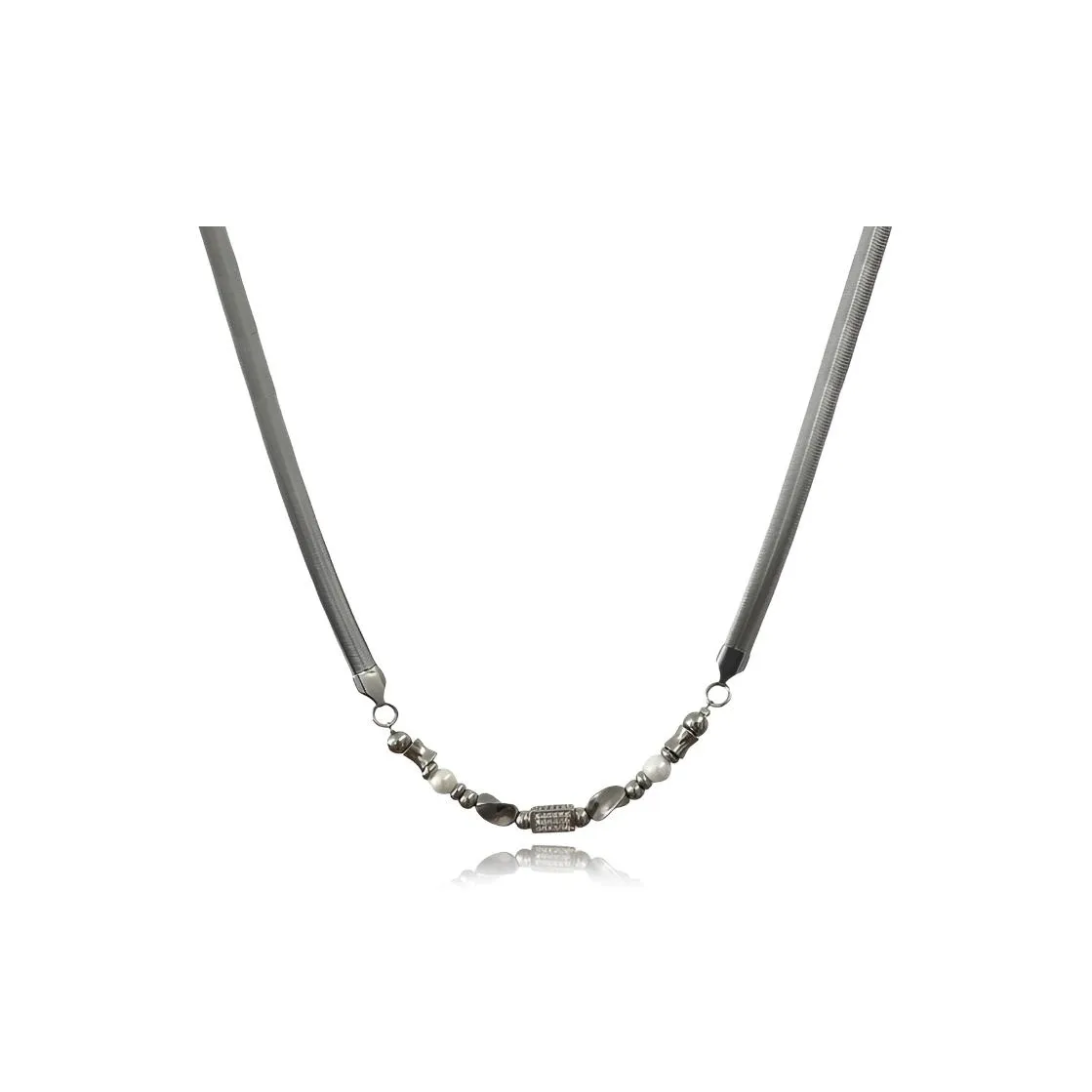 LuluCanaan Ожерелье из титановой стали мужское