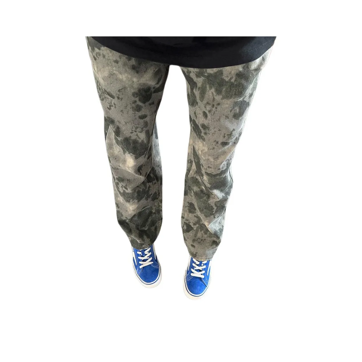 SANTASTIC Мшисто-зеленый Унисекс Джинсы