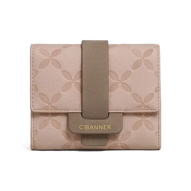 C°BANNER Синтетическая кожа Кошелек Стандартный Женский Зеленый Пастельно-розовый