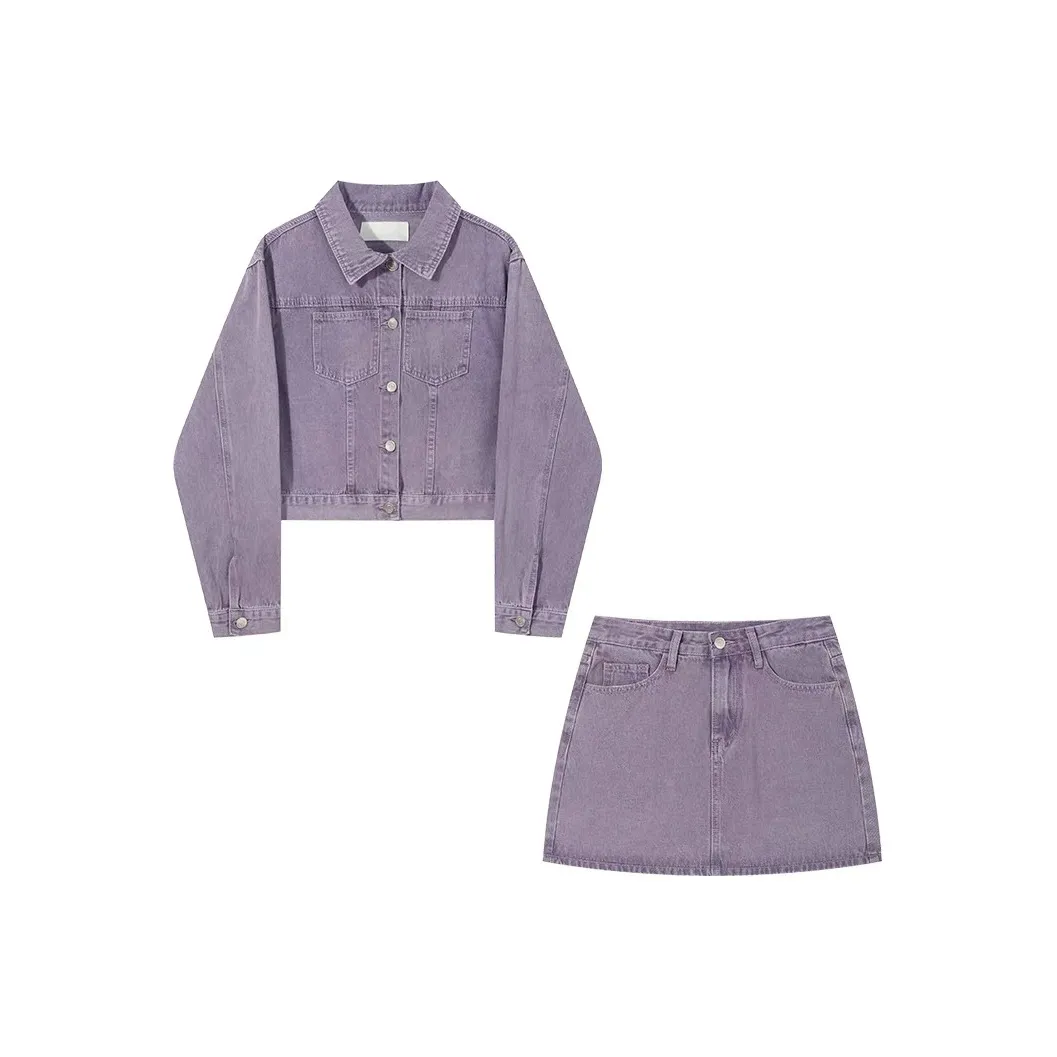 VKXOW Фиолетовый Женские Комплекты с Юбкой