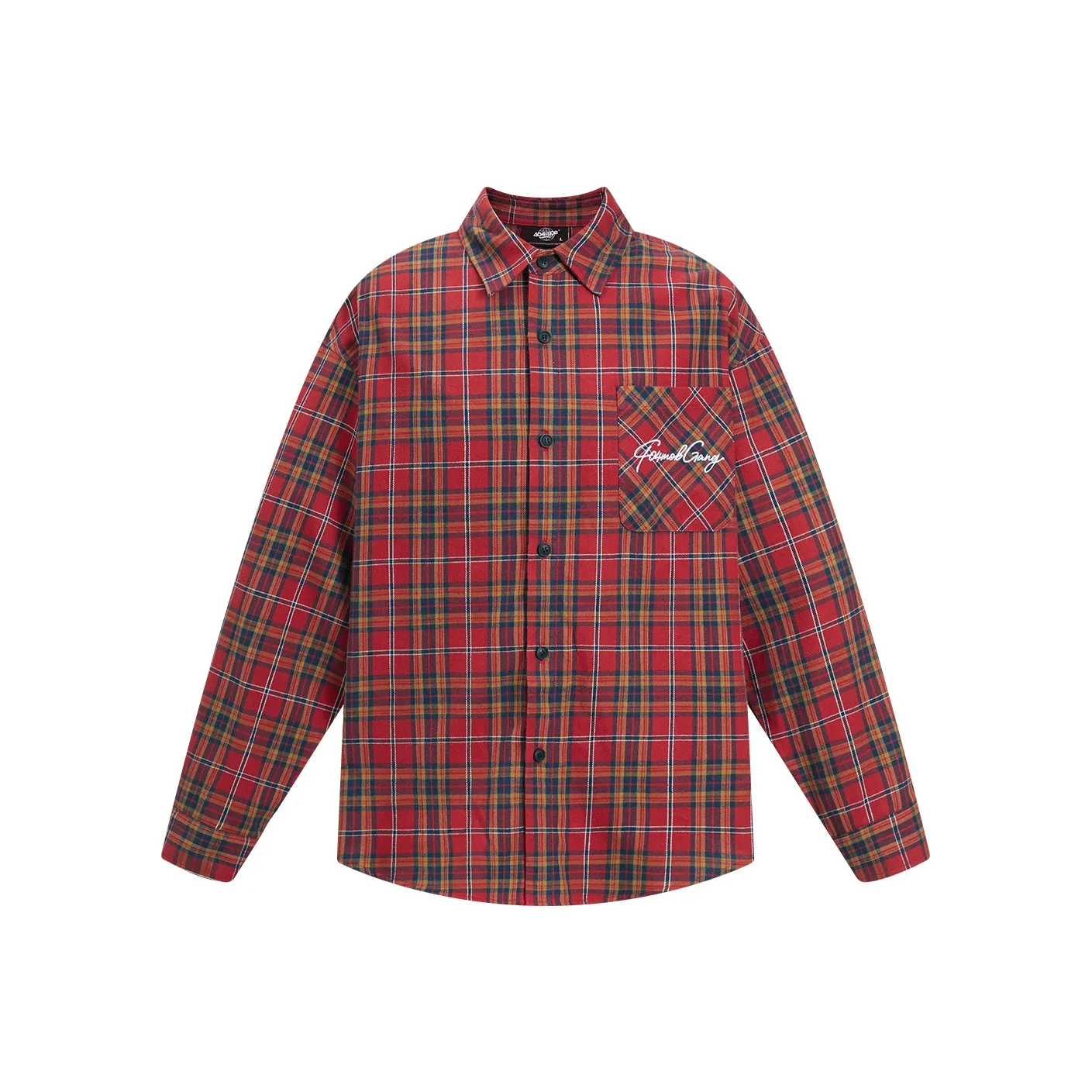 404MOB GANG Бургунди Унисекс Рубашки