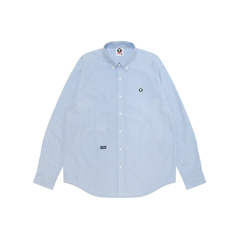 Aape Синий BLA Мужские Рубашки