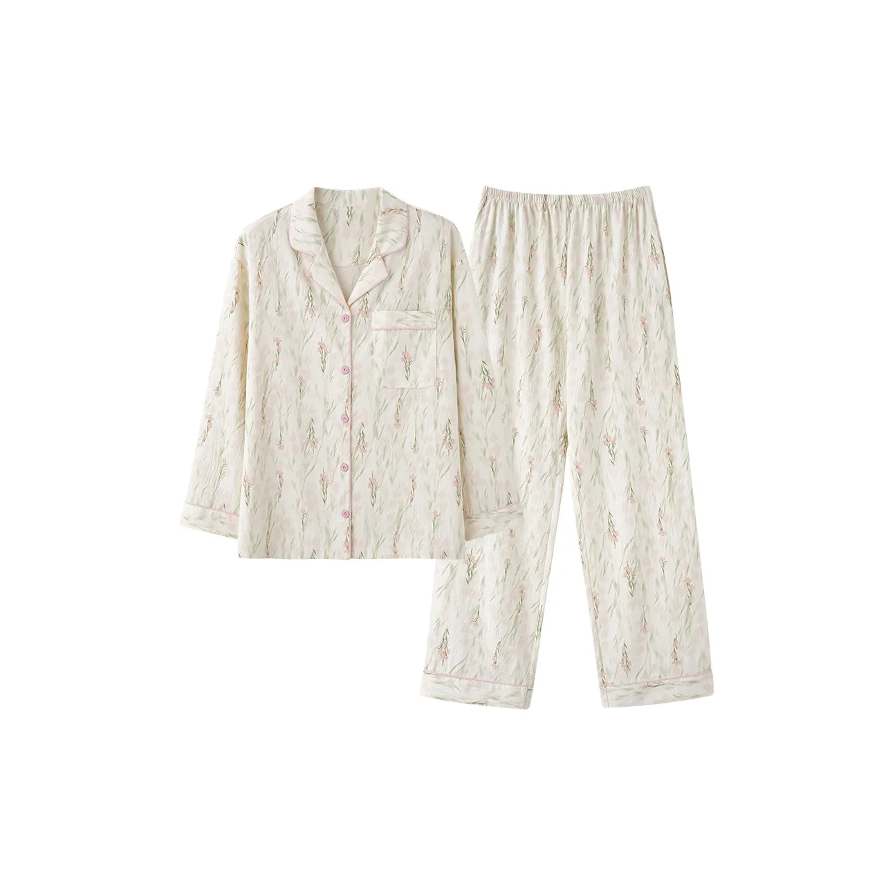 Pretty lady Айвори Белый Женский Пижамный Комплект