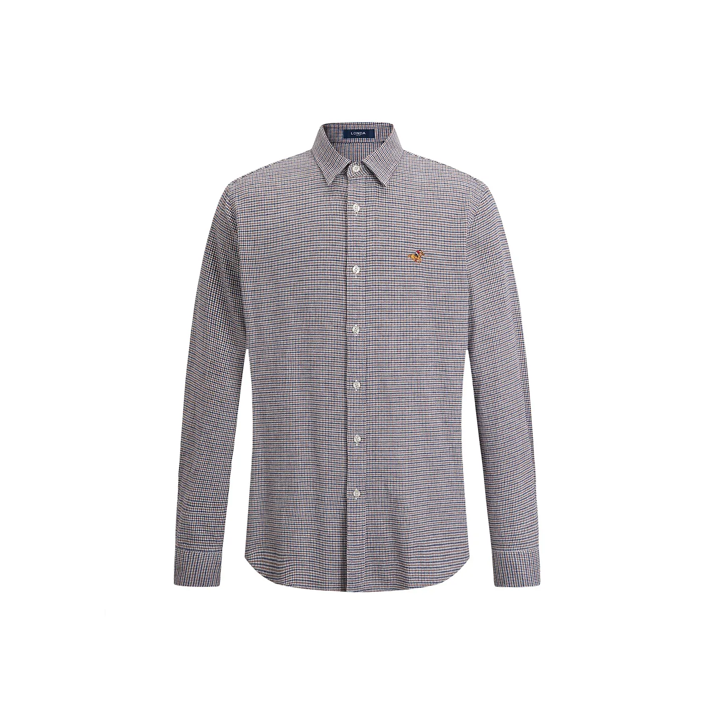 LONDA 1958 Кофейная клетка 48 Мужские рубашки