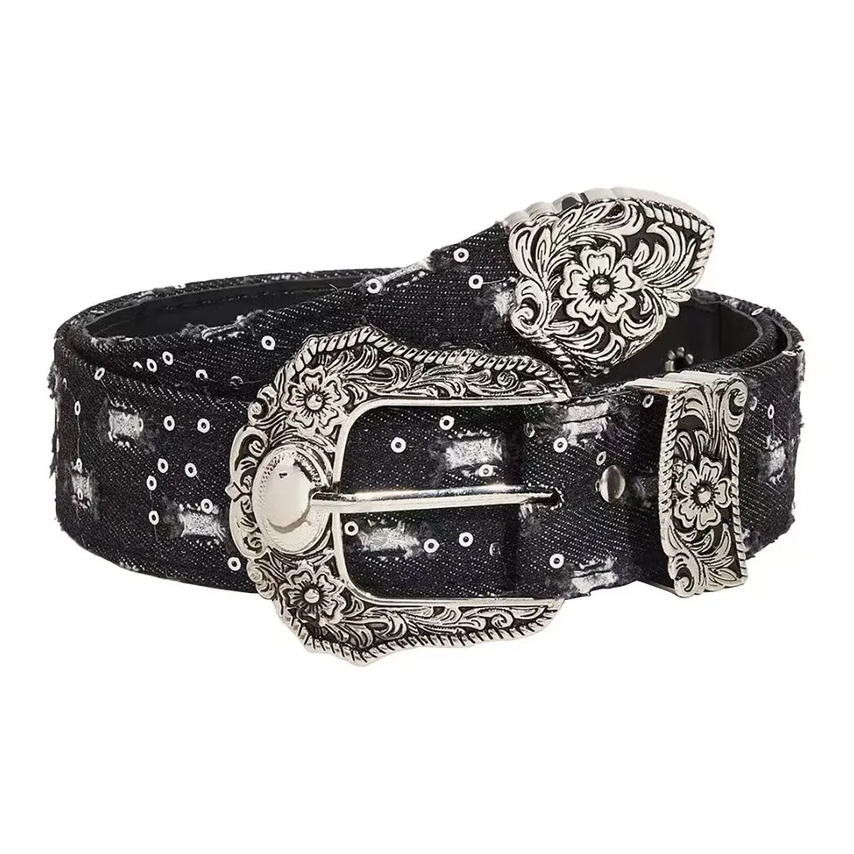 Miniso Ремни из ПУ (полиуретана) Унисекс 3,8 см