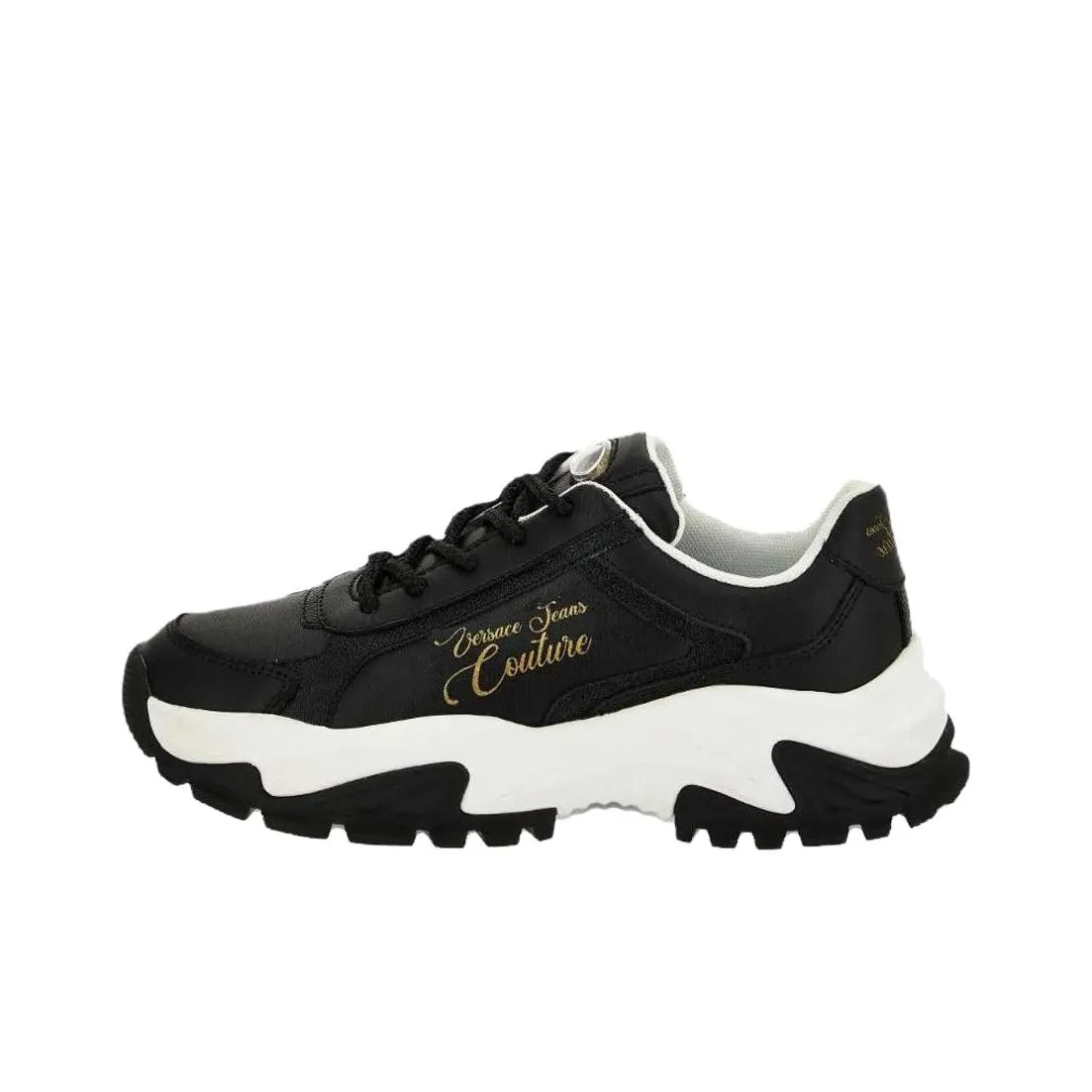 VERSACE JEANS COUTURE Низкий топ Повседневная обувь Женская Черный