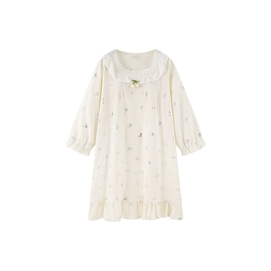 DAISONG Длинный рукав ночная рубашка Женская