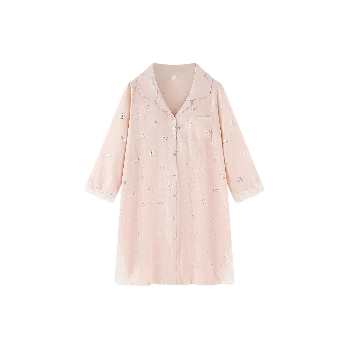 DAISONG Длинный рукав ночная рубашка Женская