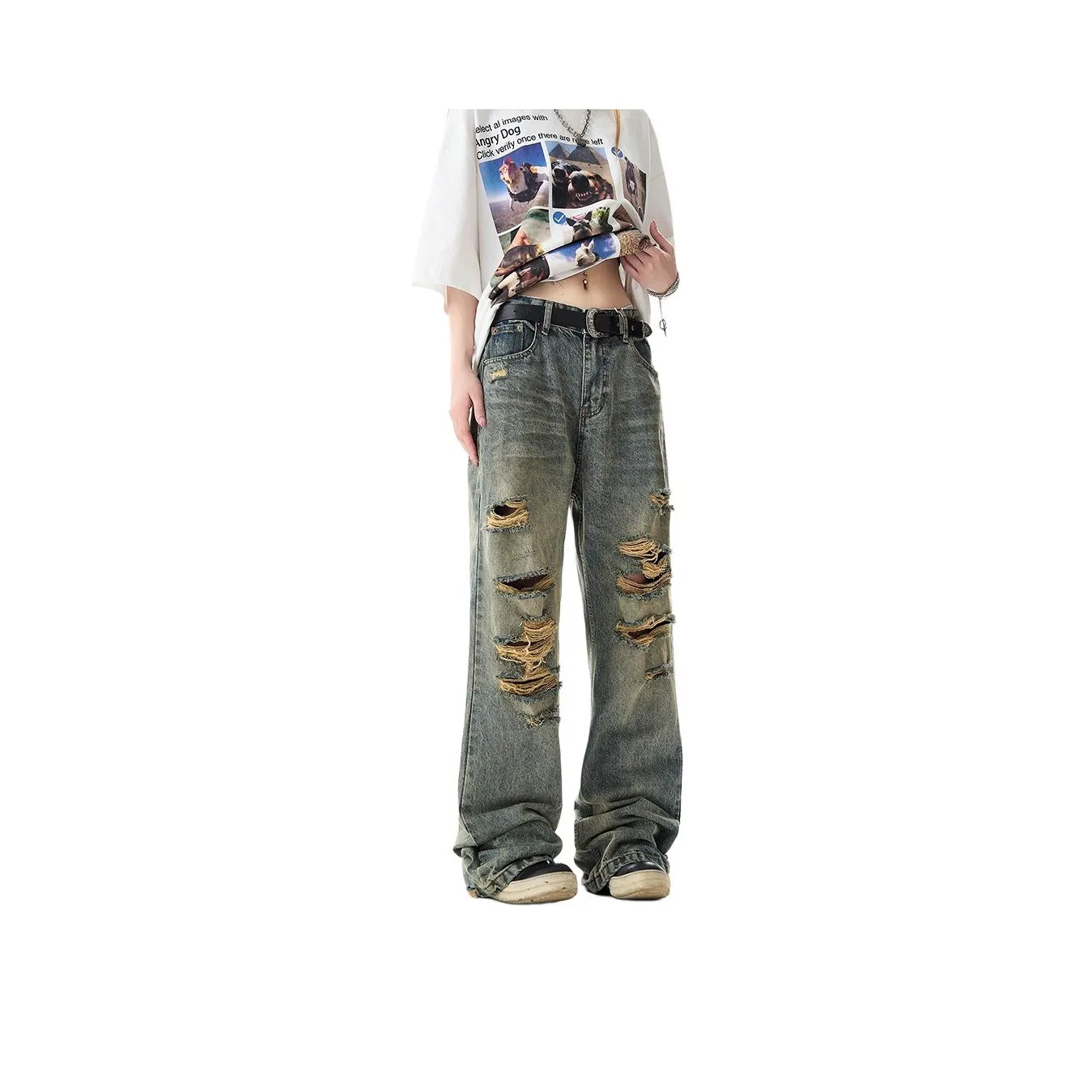 GBXM Jeans Unisex Blue FX009# GB