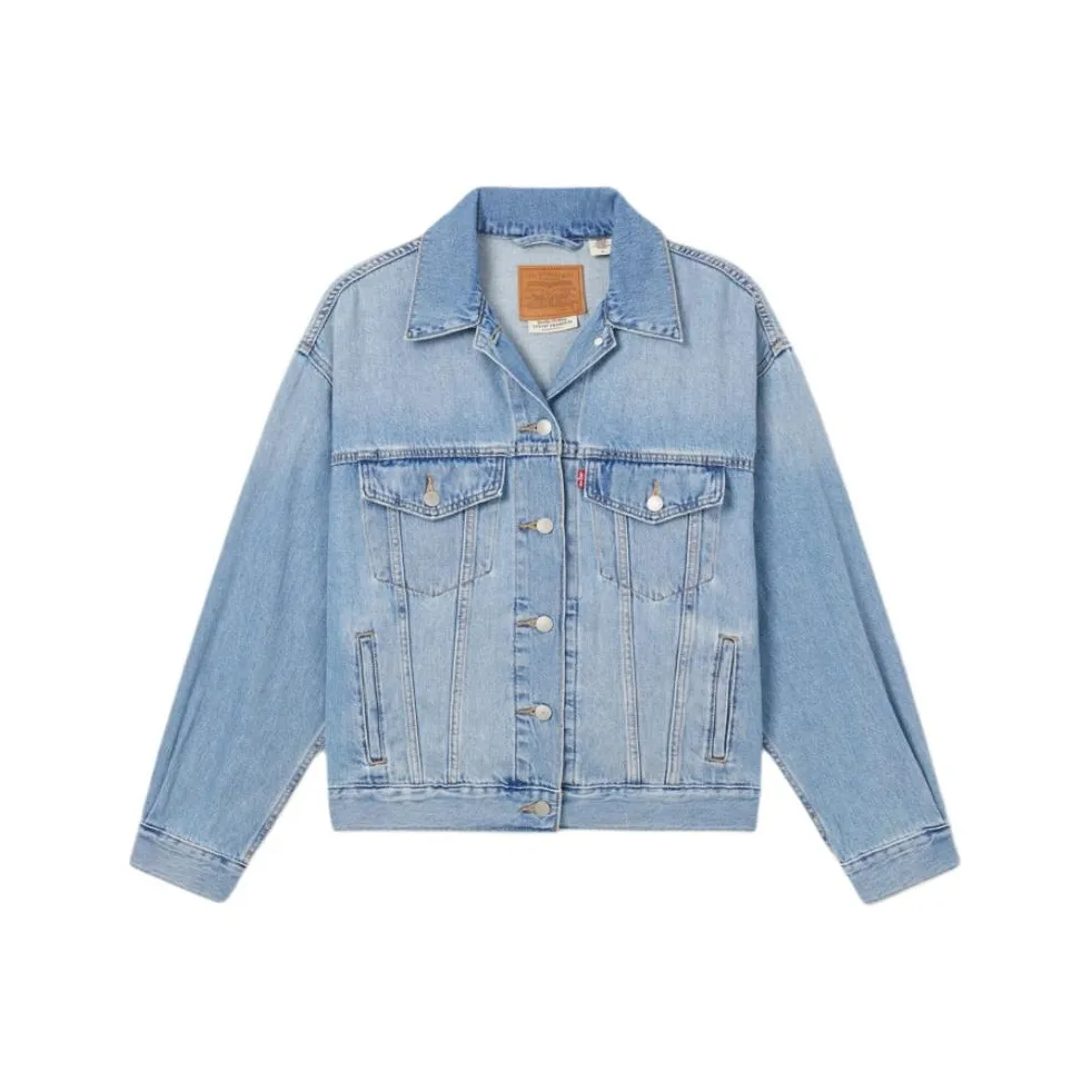 Levis Рябь Синий Женские Джинсовые куртки