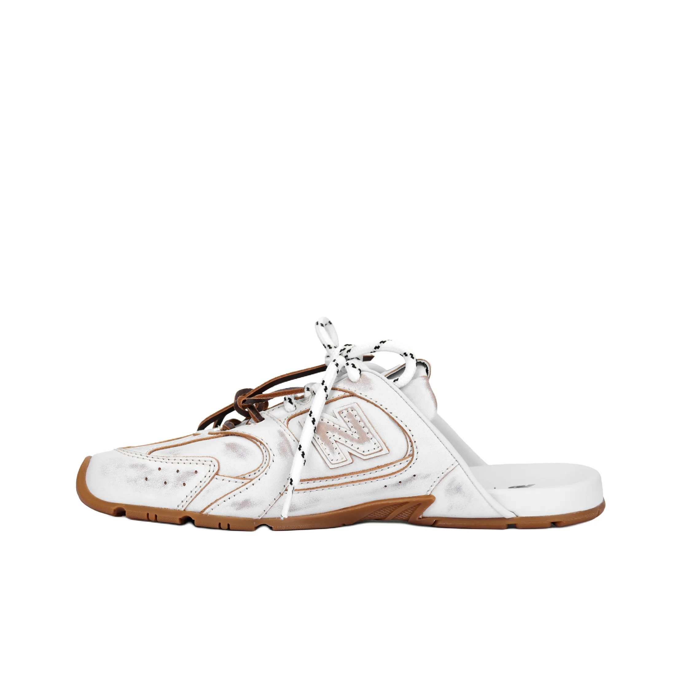 New Balance x MIU MIU NB 530 SL Closed Toe Slippers Women's White