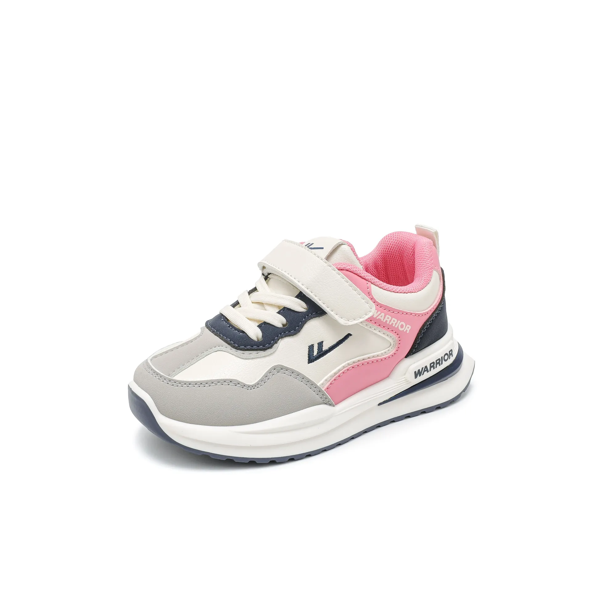 Warrior Толстая подошва амортизация износостойкий низкий топ беговые кроссовки детские