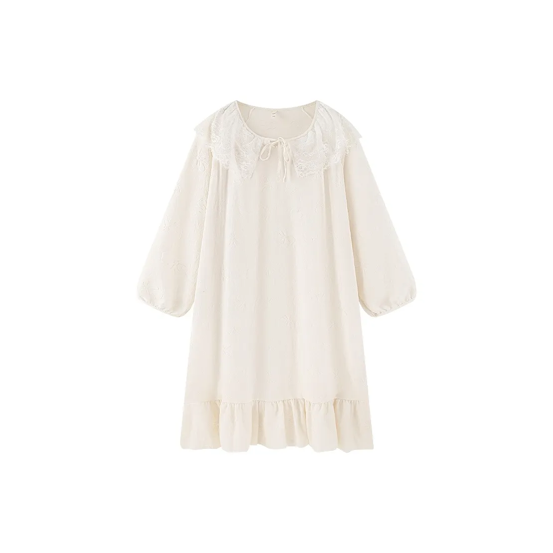 DAISONG Длинный рукав ночная рубашка Женская