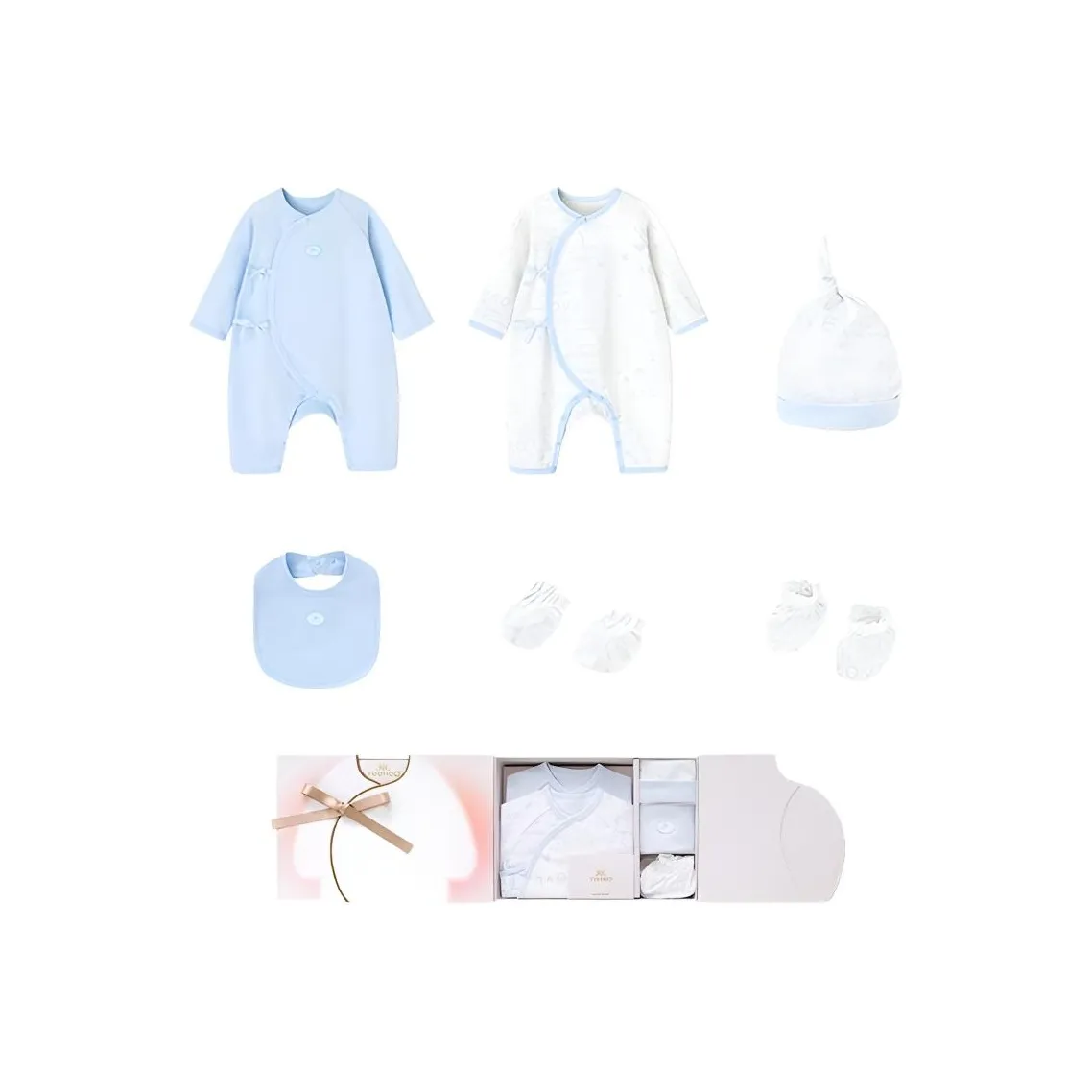 YeeHoO One Piece Одежда Подарочная коробка 6 предметов Набор для младенцев и малышей