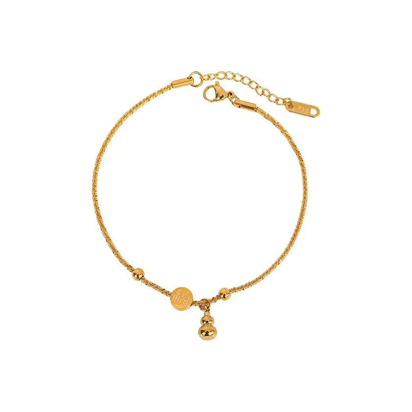 Yuijeny Титановые стальные браслеты на щиколотку для женщин